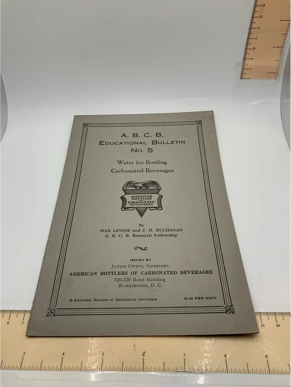 Vintage 1929-1930 ABC Carbonated Beverage Educational Bulletins & References 4pc